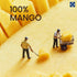 21OZ (600gram) (Pack 6) Natural Dried Mango Premium Quality, Soft & Chewy, Naturally Sweet, Gluten-Free, Vegan, Healthy