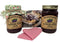 Dogwood Boutique DB The Dutch Kettle Amish Homemade Style Damson Plum Jam With Fabric Toppers