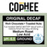 COpHEE Pack 6.5 32 oz Low Acid Coffee - Decaf - Bulk - Ground Medium Roast - Smooth Non-GMO Arabica Coffee