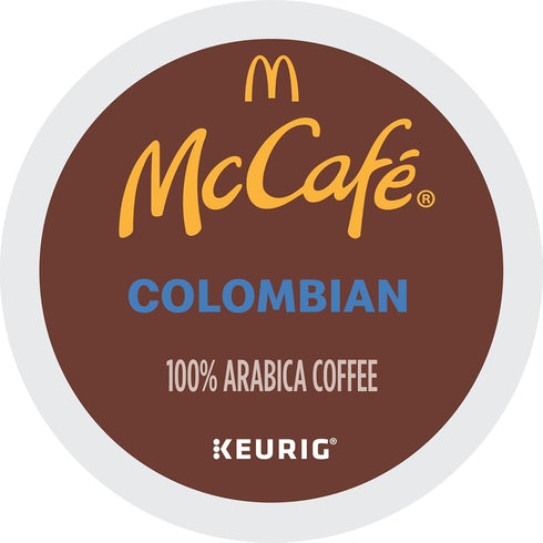 60 Count, (6 Packs 10) McCafe Colombian, Single Serve Coffee Keurig K-Cup Pods, Medium Roast