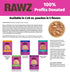 8/2.46 oz RAWZ Shredded Salmon, Aku Tuna & Tuna Oil Recipe Pouches