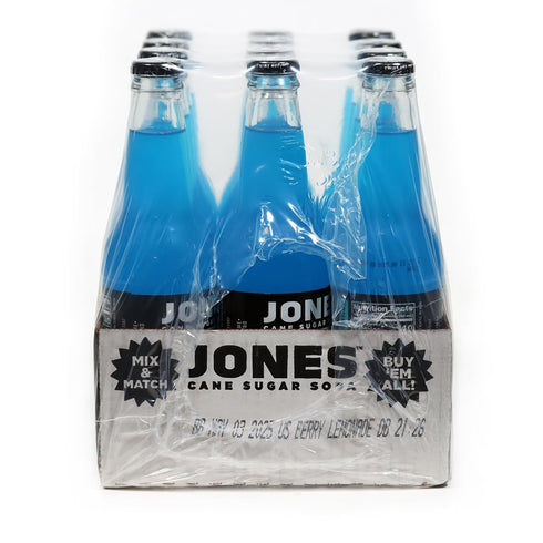 12-Pack 100% 12 Oz Jones Soda Co. Berry Lemonade Flavor | | The Original Craft Soda | Made with Pure, Cane Sugar | Pop