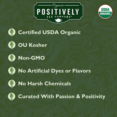 16 Organic Positively Tea Company, Pinhead Gunpowder Green Tea, Loose Leaf, Ounce