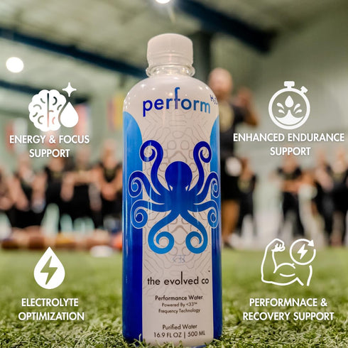 PerformH2O 33 (<33), 16.9 OZ/500ML (Pack 12) The Evolved Co.s Performance Water with Below Frequency Technology