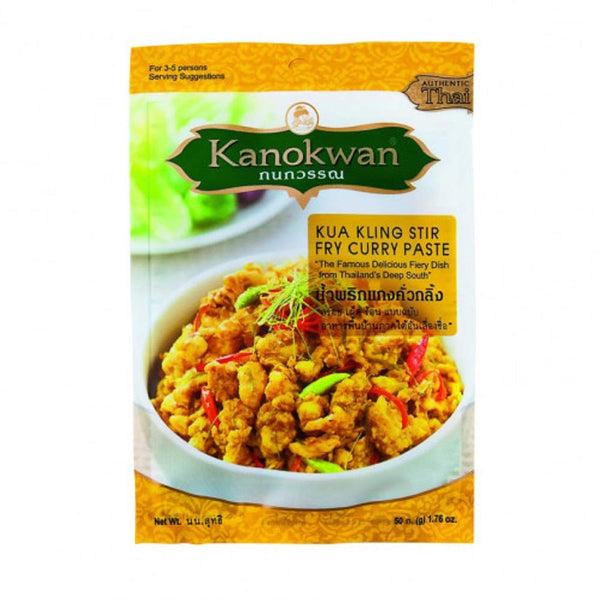 Kanokwan , Kua Kling Stir Fry Curry Paste, Size 50 Gram X 4