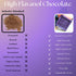 750mg 4oz Vital Purple Ceremonial Cacao - Flavanols Per Serving - Bitter - Itense - Organic Cacao Paste for Cacao