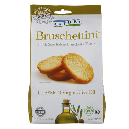 Asturi Bruschettini Classico Virgin Olive Oil, 4.23 Ounce