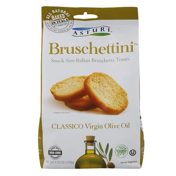 Asturi Bruschettini Classico Virgin Olive Oil, 4.23 Ounce