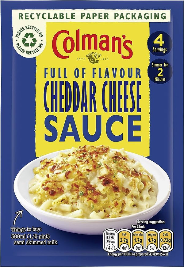 Colmans Cheese Sauce Sachet, 40g