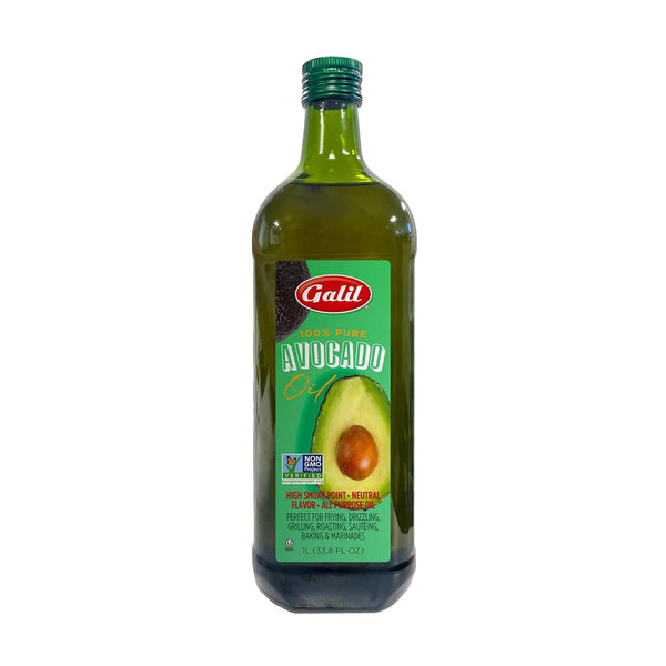 Galil 100% Pure Avocado Oil - High Smoke Point 500F Non-GMO, Vegan,