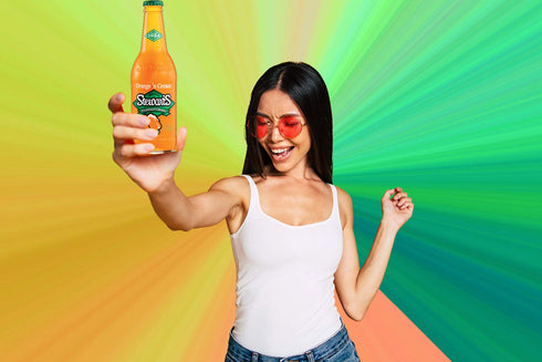 12 oz (12 Stewart's Orange & Cream Soda, fl Glass Bottles)