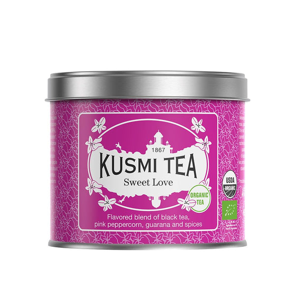 Kusmi Tea - Sweet Love - Organic Black Tea - Blend of