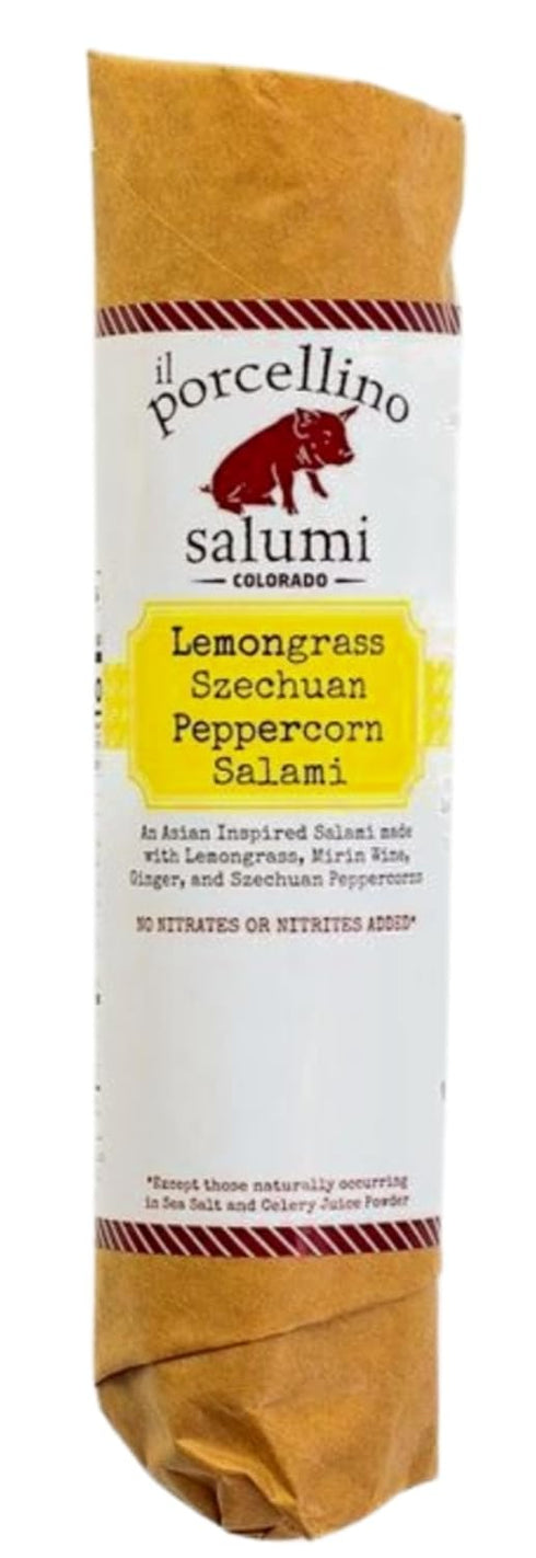 il porcellino salumi Lemongrass Szechuan Peppercorn Salami 4.5 oz