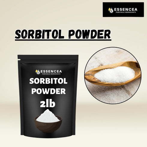 2lb (32 [Packing Sorbitol Powder by Essencea Pure Bulk Ingredients | Sugar-Free Sweetener | Sugar Substitute, Low