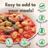 (5oz, 6packs) Eat More BeansOrganic Fully Cooked Super Bean Mix, steamed bean, healthy salad toppings, plant-based
