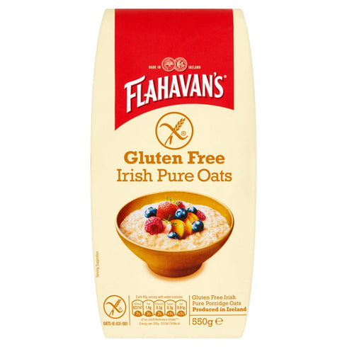 Flahavan's Gluten Free Irish Pure Oats 550g Imported from Ireland