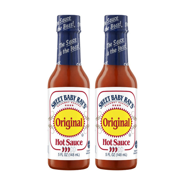 Sweet Baby Rays Original Hot Sauce, 5 fl oz Bottles (Pack of