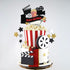 Movie Happy Birthday Cake Topper - Hollywood Oscar Theme Cake Decorations for Film Projector Party