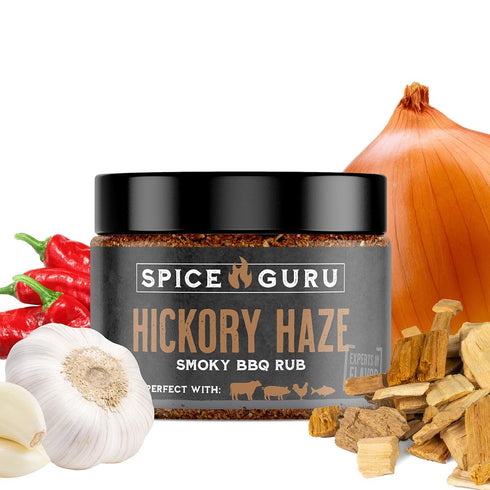 Spice Guru Hickory Haze BBQ Rub, Gifts for Men Who Cook, Dad Birthday Gift - Seasoning for Cooking and Grilling