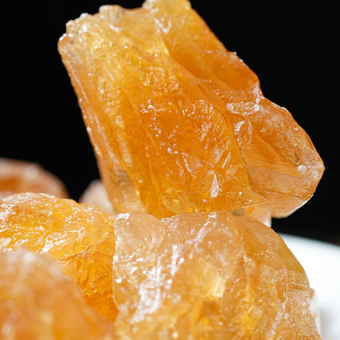 SIJIYUNLI 500g/17.6oz, - Huangbing Sugar Medium grained, sugarcane naturally crystallized, crystal like light yellow