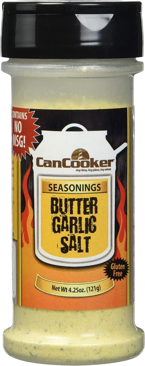 CanCooker Butter Garlic Salt | Perfect Seasoning Blends for Grilling, BBQ, &