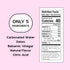 5 12 pack Strawberry Sparkling Wellness Soda - Naturally sweetened with dates - Crafted with balsamic vinegar - simple