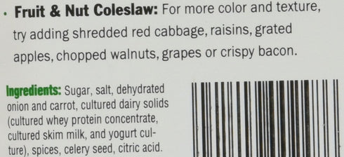 1.87 (Pack 18) Concord Foods Coleslaw Mix, Ounce