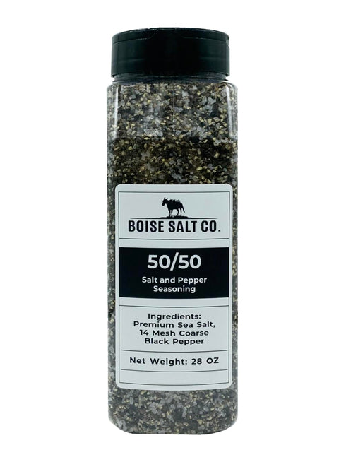Boise Salt Co. Boise Salt Co - 50/50 Salt and Pepper Seasoning Mix - 1.75lbs