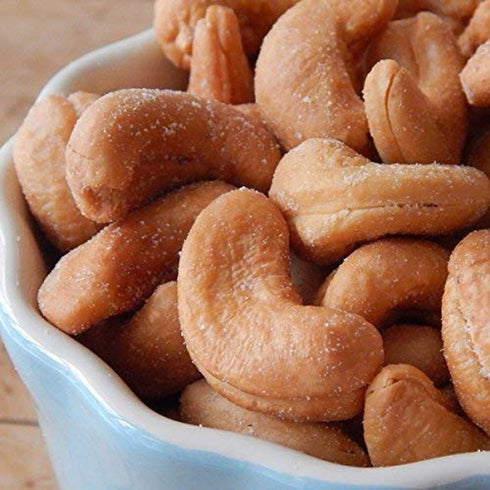 (2 LBs) Dry Roasted Cashews Salted | Baked In Small Batches for added freshness | Without Oil | Perfectly Crunchy