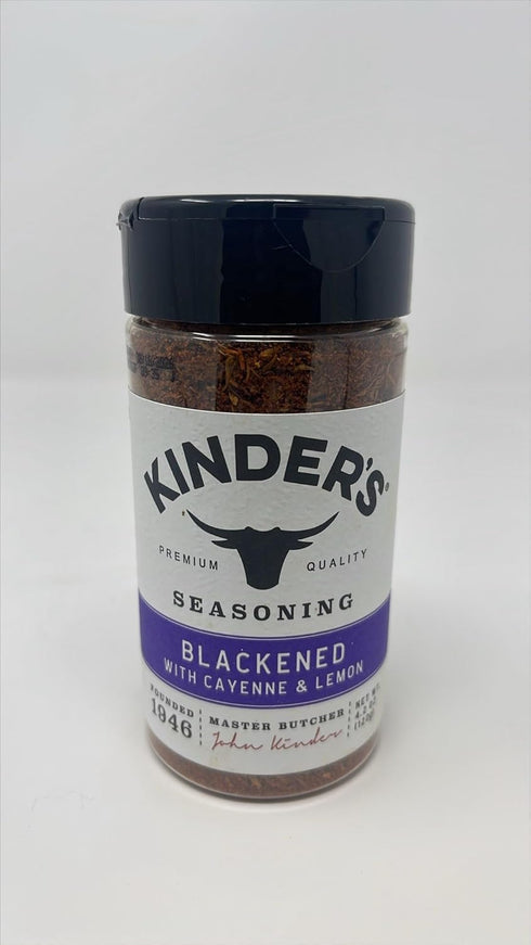 Kinder's Blackened Seasoning with Cayenne and Lemon, 4.2 Ounce