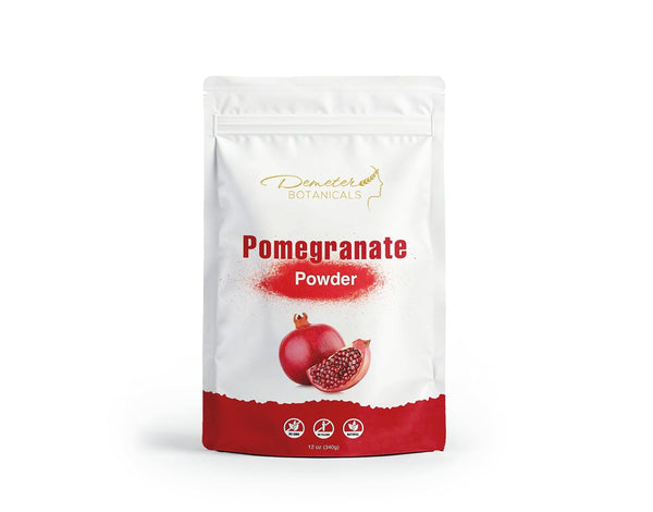 Demeter Botanicals Pomegranate Juice Powder, 12 Ounces | 100% Natural Fruit | No Sugar
