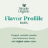 0.54 Simply Organic Pure Egyptian Basil Leaf, Ounce Bottle, Cut and Sifted, Herbaceous and Aromatic, Popular on Pizza