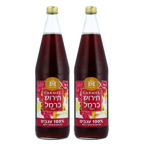 Generic Kosher Carmel Tirosh Grape Juice Product of Israel 23.6 oz (Pack of