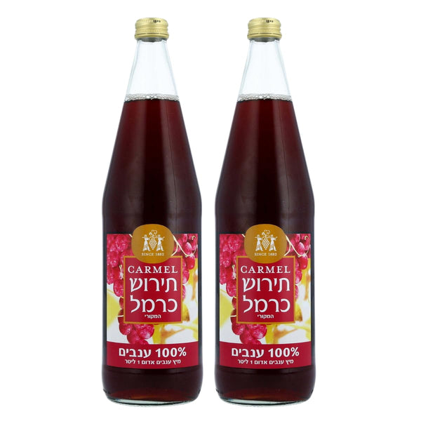 Generic Kosher Carmel Tirosh Grape Juice Product of Israel 23.6 oz (Pack of