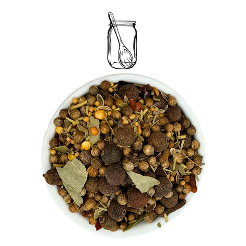 14 oz Spice Canners by Raw Essentials Original Pickling Spice Bold, Zesty Blend for Homemade Pickles & Brines Ideal