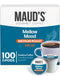 Maud's Decaf Medium Roast Coffee Pods, 100 ct, Decaffeinated Single Serve Pods