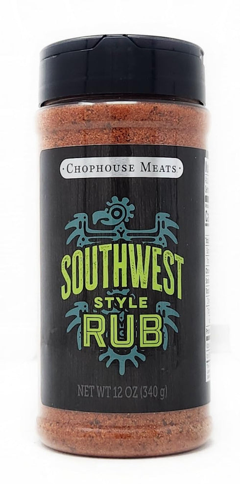Generic Barbecue Seasoning Chophouse Meats Bottle Spice Shaker (12oz, Southwest Style Rub)