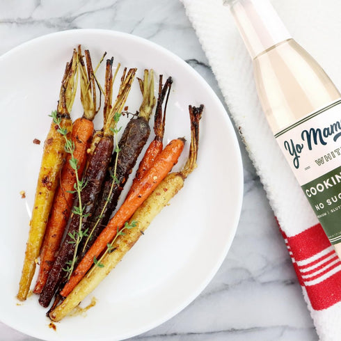 Pack (3) Yo Mama's Foods Premium White Cooking Wine | of | No Sugar Added, Gluten Free, No preservatives, Use