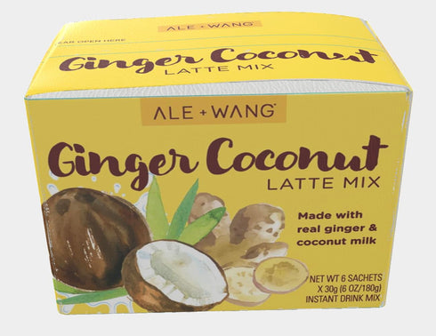 ALE + WANG Ginger Coconut Latte Mix (Instant Tea Beverage) | Made