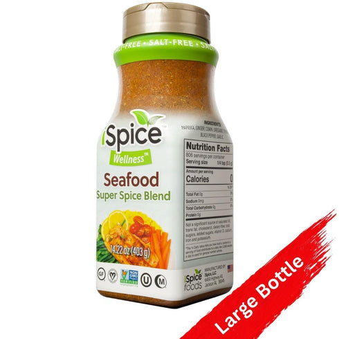 14.22 oz iSpice Blend| Seafood Seasoning | | Mixed Spice & Seasoning | Bulk Size | Halal | Kosher