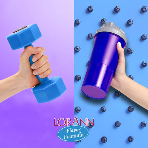 LorAnn Blueberry Flavor Fountain, 4 oz Bottle