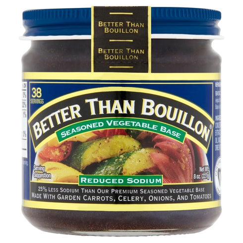Pack, 1 1 1 8 OZ (3 Better Than Bouillon Reduced Sodium Base Variety Jar Reduced Sodium Roasted Chicken Base, Jar