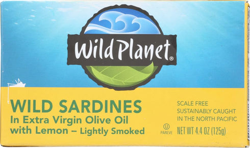 WILD PLANET > Wild Sardines in Oil & Lemon [ 4.375 Ounce