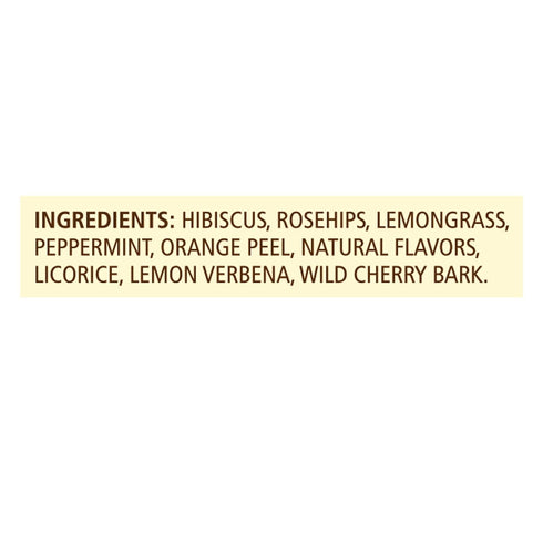 20 Celestial Seasonings Hibiscus Tea, Red Zinger Herbal Tea, Caffeine Free, Tea Bags