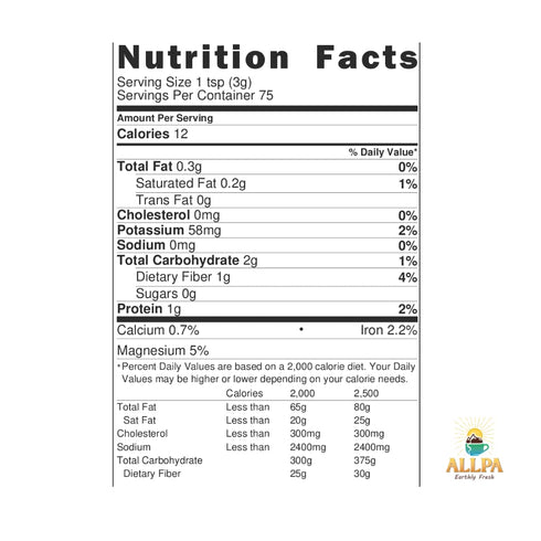 8 oz, 100% Allpa Peruvian Cacao Powder Pure Unsweetened Single Origin Cacao from San Martin, Peru, Non-Alkalized