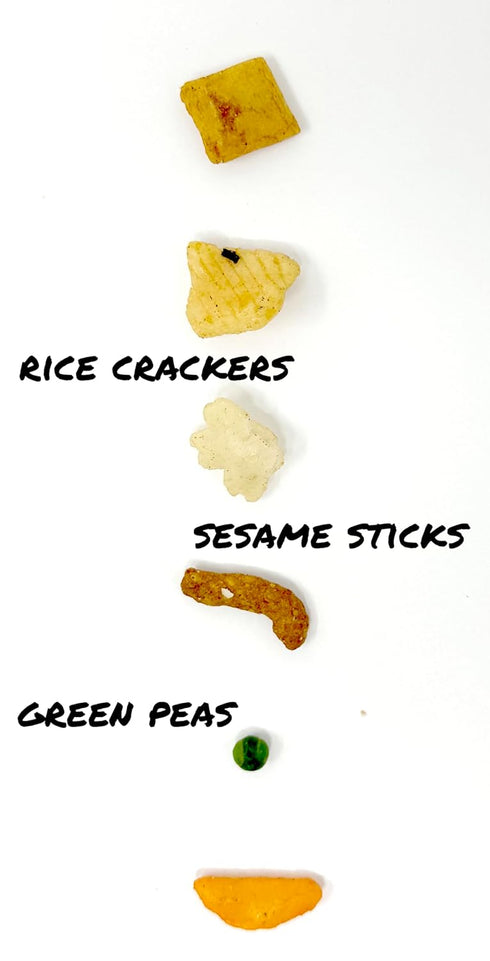 6 Oz. (Pack 3) Werner Oriental Trail Mix - Sesame Sticks, Crunchy Peas, & Rice Cracker Mix Bag