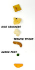 6 Oz. (Pack 3) Werner Oriental Trail Mix - Sesame Sticks, Crunchy Peas, & Rice Cracker Mix Bag