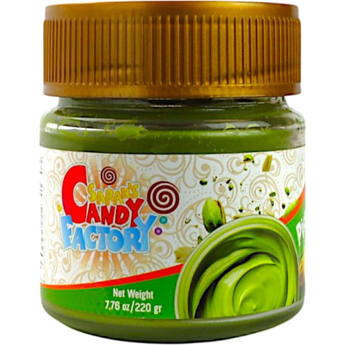 Pistachio Butter Spreadable Cream, 7.75 oz (220 gr) Pack of 6 in