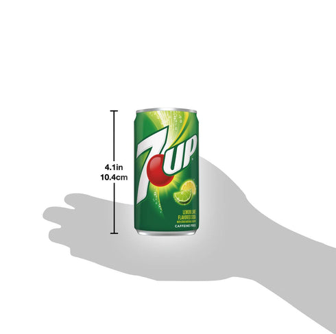 WEST END FOODS LANCASTER, PA WSNE 7Up 7.5 oz Pack, 18 Count Lemon Lime Mini Soda Cans, Soft Drinks Bulk Snacks Small
