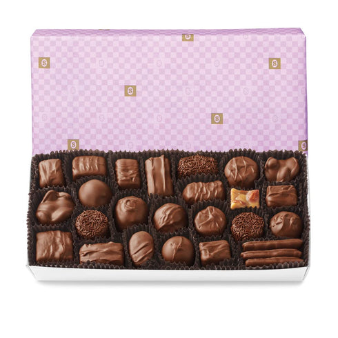 See's Candies Milk Chocolates (1 Pound (Pack of 1), Lavender Gift Wrap)